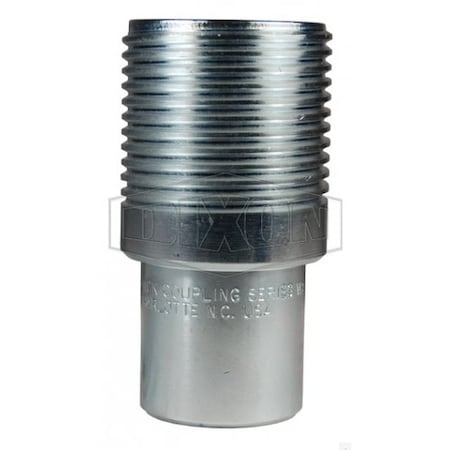 Dixon WS Series High Pressure Wingstyle Female Plug, 1/2-14 Nominal, Female NPTF, Steel WS6F4
